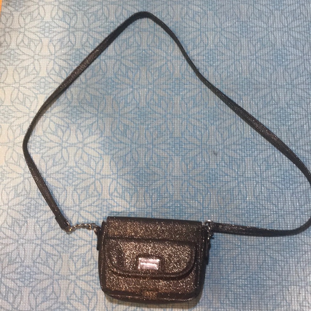 Silver glittery small purse